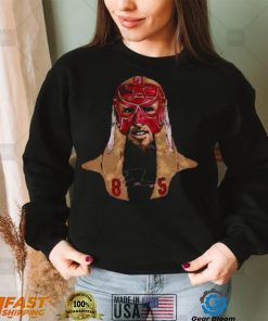 George Kittle San Francisco Luchador Mask Portrait Signature Shirt