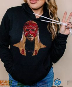 George Kittle San Francisco Luchador Mask Portrait Signature Shirt