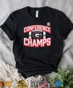 Georgia Bulldogs 2022 SEC Football Conference Champions Icon Bold T Shirt