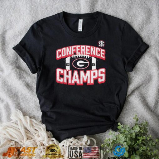 Georgia Bulldogs 2022 SEC Football Conference Champions Icon Bold T Shirt