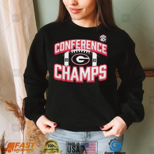 Georgia Bulldogs 2022 SEC Football Conference Champions Icon Bold T Shirt