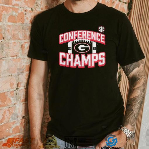 Georgia Bulldogs 2022 SEC Football Conference Champions Icon Bold T Shirt