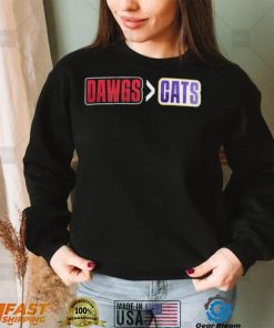 Georgia Bulldogs Dawgs More Than Cats LSU Tiger shirt
