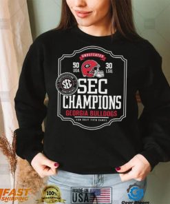 Georgia Bulldogs Undefeated 2022 Sec Champions Shirt