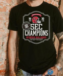 Georgia Bulldogs Undefeated 2022 Sec Champions Shirt