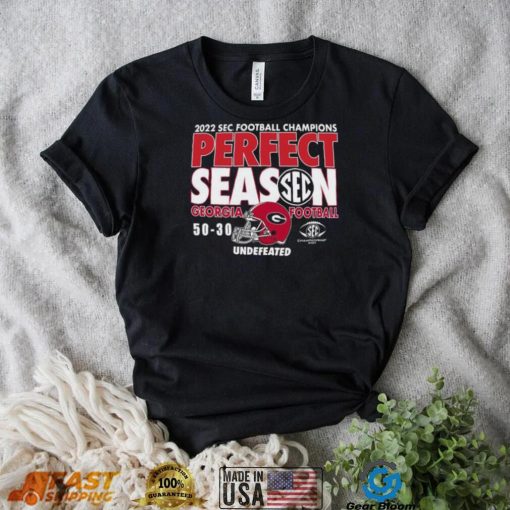 Georgia Bulldogs Undefeated Perfect Season 2022 Sec Football Champions 50 30 Shirt