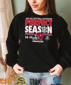 Georgia Bulldogs Undefeated Perfect Season 2022 Sec Football Champions 50 30 Shirt