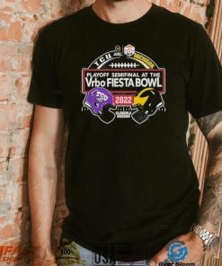 Glendale Arizona TCU Horned Frogs vs Michigan Wolverines CFP Semifinal Vrbo Fiesta Bowl 2022 Shirt