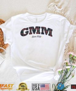 Gmm plaid logo shirt