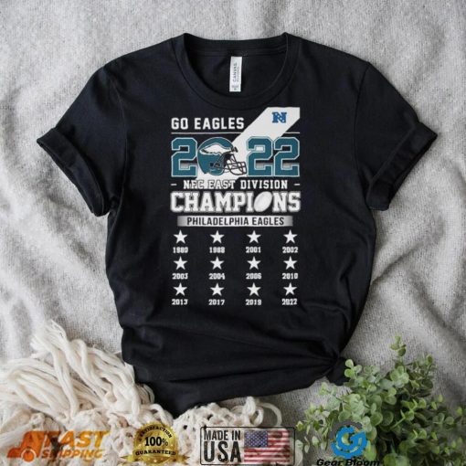 Go Eagles 2022 NFC East Champions Philadelphia Eagles Shirt