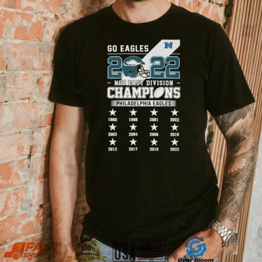 Go Eagles 2022 NFC East Champions Philadelphia Eagles Shirt