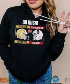 Go Irish 2022 Gator Bowl Notre Dame Fighting Irish vs South Carolina Gamecocks Shirt