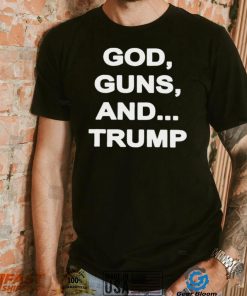 God gun sand Trump shirt
