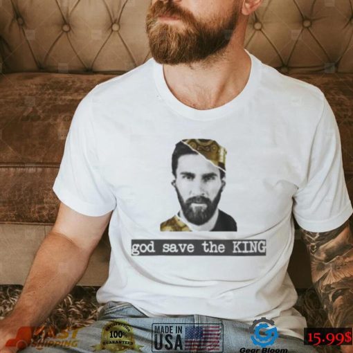 God save the king king Lionel Messi the goat t shirt