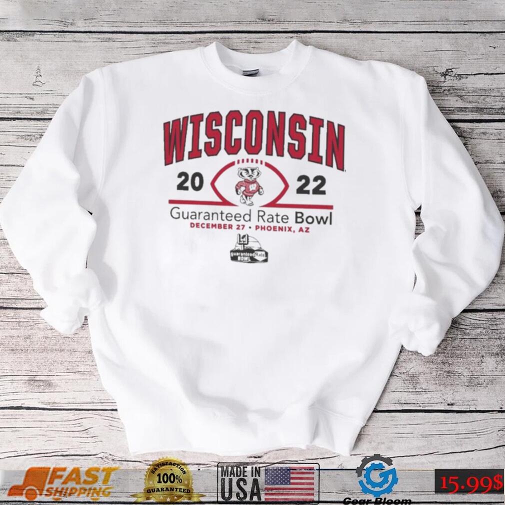 Guaranteed Rate Bowl 2022 Wisconsin Badgers Logo Shirt - Gearbloom