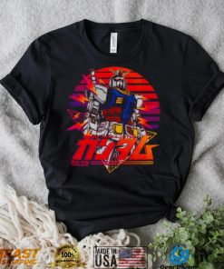 Gundam Rx 78 Retro Sunset Mobile Suit Gundam shirt