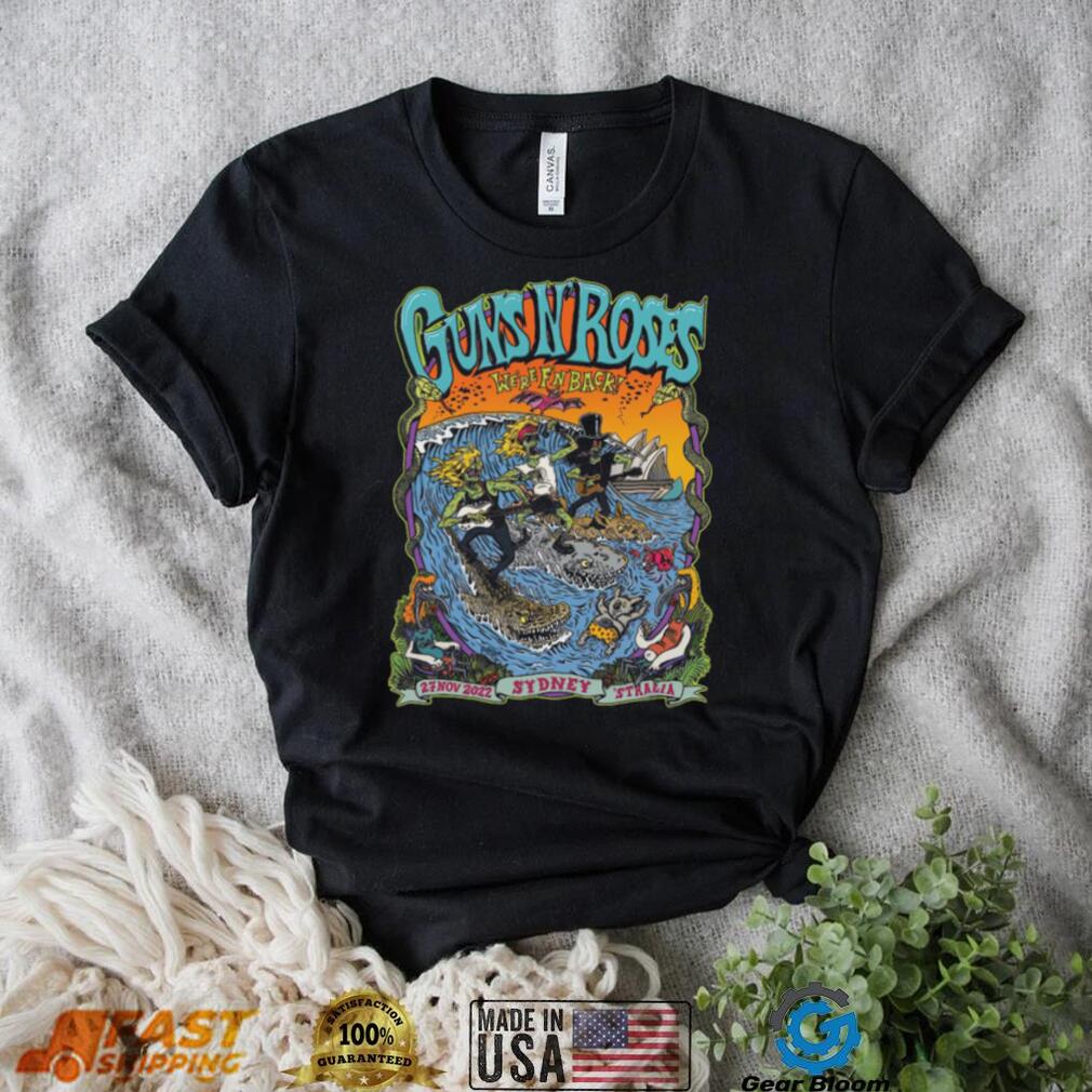 guns n' roses tour t shirt 2022