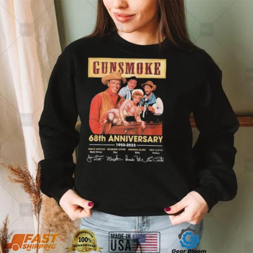 Gunsmoke 68th Anniversary 1955 – 2023 Thank You For The Memories T Shirt