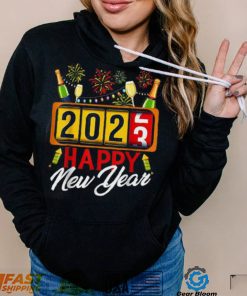 Happy New Year 2023 Odometer Wine Fireworks T Shirt Hoodie