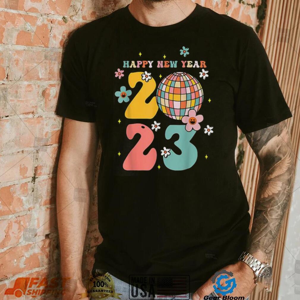 Hello 2023 Happy New Year Eve Party Retro Groovy Pajama T Shirt Hoodie Hello 2023 Happy New Year Eve Party Retro Groovy Pajama T Shirt Hoodie