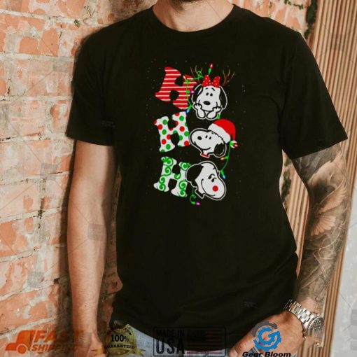 Ho Ho Ho Snoopy With Minne Christmas T Shirt – Peanutstee Store
