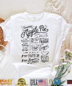 Homemade Apple Pie Recipe Unisex T Shirt