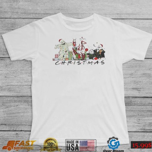 Horror Characters Chibi Christmas Shirt