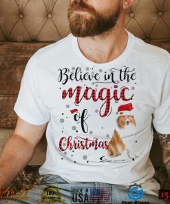 I Believe In The Magic Of Christmas Snow Rough Collie 1 Sweatt shirt