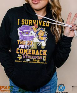 I Survived The 33 Point Comeback Skol Vikings Shirt