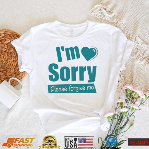 I’m Sorry Please Forgive Me Bryan Adams Blue Design Shirt