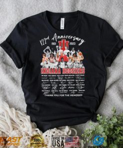 Indiana Hoosiers 122nd Anniversary 1901 2023 Thank You For The Memories Signatures Shirt