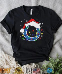 Indianapolis Colts Santa Hat Christmas Light Shirt