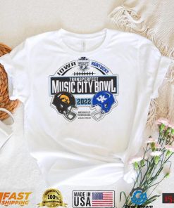 Iowa Hawkeyes vs Kentucky Wildcats Transperfect Music City Bowl Bound 2022 Nashville Shirt