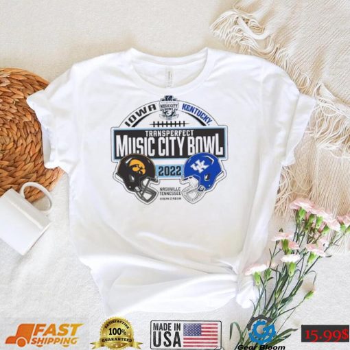 Iowa Hawkeyes vs Kentucky Wildcats Transperfect Music City Bowl Bound 2022 Nashville Shirt