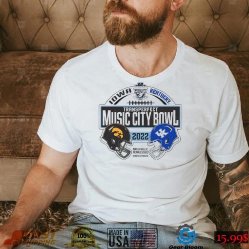 Iowa Hawkeyes vs Kentucky Wildcats Transperfect Music City Bowl Bound 2022 Nashville Shirt