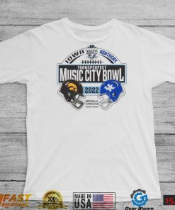 Iowa Hawkeyes vs Kentucky Wildcats Transperfect Music City Bowl Bound 2022 Nashville Shirt