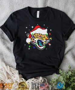 Jacksonville Jaguars Santa Hat Christmas Light Shirt