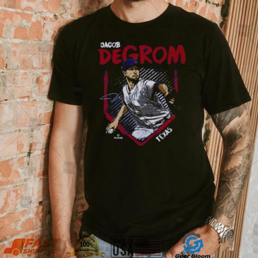 Jacob deGrom Texas Base signature shirt