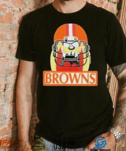 Jake Paul wearing Cleveland browns warner Bros tazmanian taz devil helmet shirt