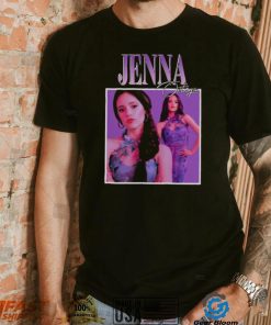 Jenna Ortega Purple Portrait Wednesday Addams Family shirt