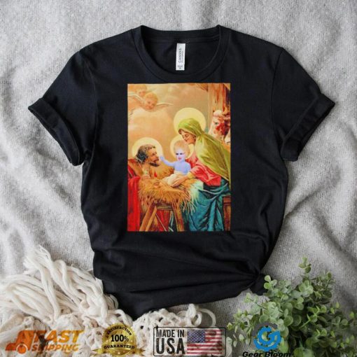 Juno Birch Nativity art shirt