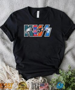 KISS Logo with Philadelphia Sports Team Logos Shirt