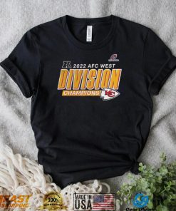 Kansas City Chiefs 2022 AFC West Division Champions Big & Tall Divide & Conquer T Shirt