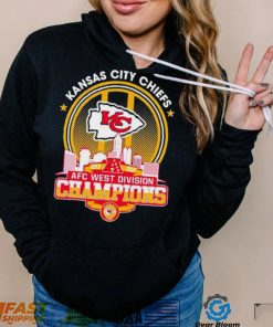 Kansas City Chiefs 2022 Afc West Division Champions Matchup Skyline Shirt Hoodie