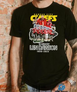 Kansas City Chiefs In Memory Len Dawson 1935 2022 Shirt