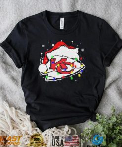 Kansas City Chiefs Santa Hat Christmas Light Shirt