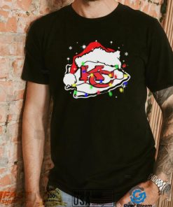 Kansas City Chiefs Santa Hat Christmas Light Shirt