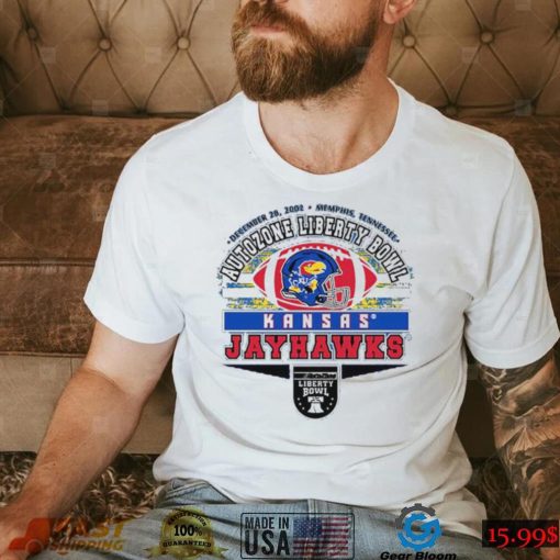 Kansas Jayhawks 2022 Autozone Liberty Bowl T shirt