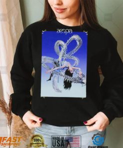 Karina Aespa savage graphic shirt