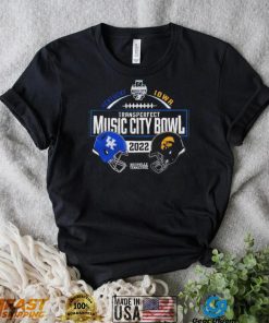 Kentucky Wildcats Vs Iowa Hawkeyes 2022 Transperfect Music City Bowl Match up Shirt